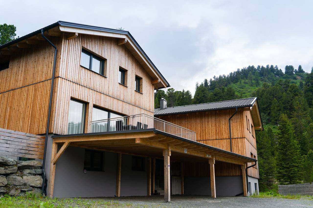 Exterior of the house with the Almzeit chalet apartment, Turracher Höhe