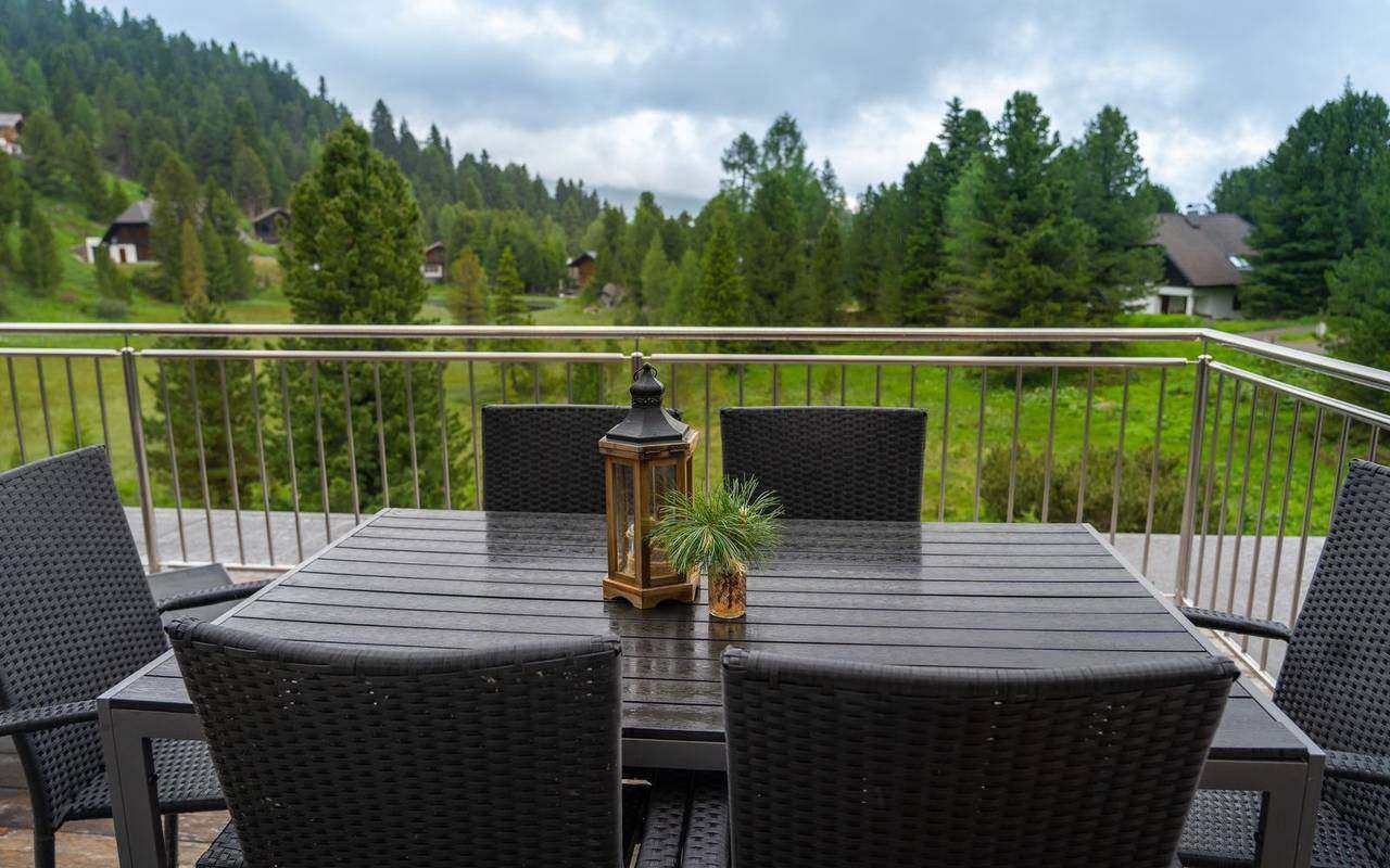 Almzeit chalet apartment with private terrace, Turracher Höhe