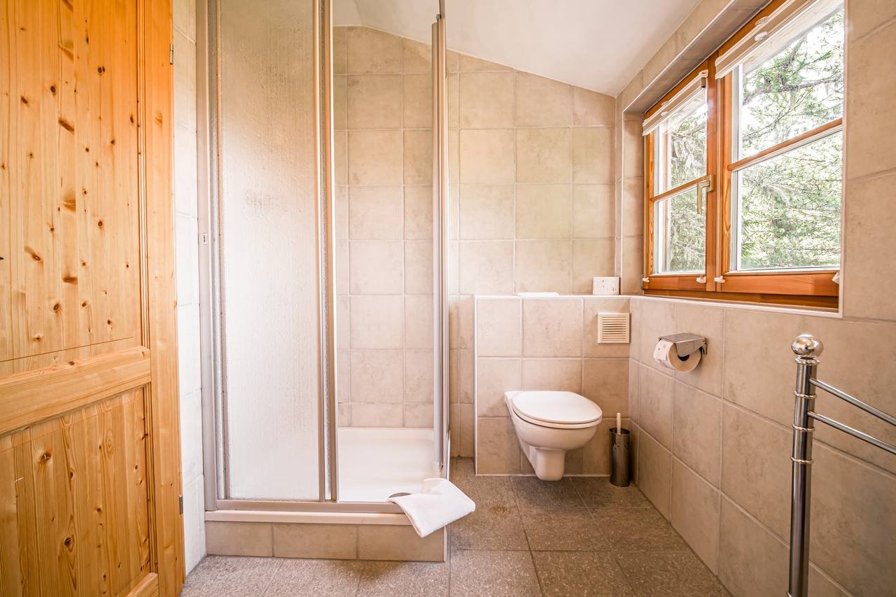 Second bathroom with shower and WC upstairs