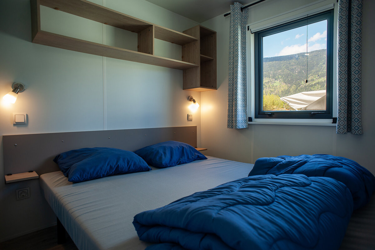 Mobilheim Bali Premium Schlafzimmer Doppelbett